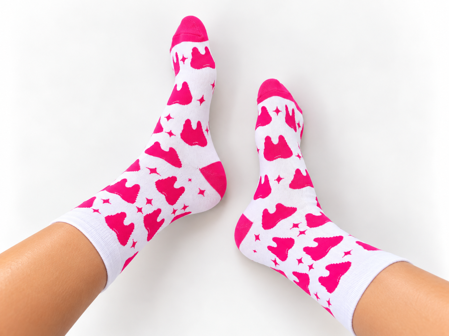 Zahnarzt Socken 3er Pack „Bubblegum Blast“ – Lustige Zahn Socken für Zahnärzte & ZFA – Geschenk Zahnarzt – pink, Onesize 38-44, 