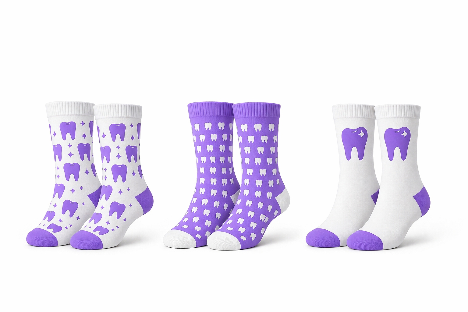 BEYCO-SOCKS Berry Bright, 3-Pack, violett
