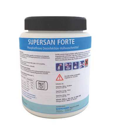 SuperSan forte Desinfektions-Vollwaschmittel 500g