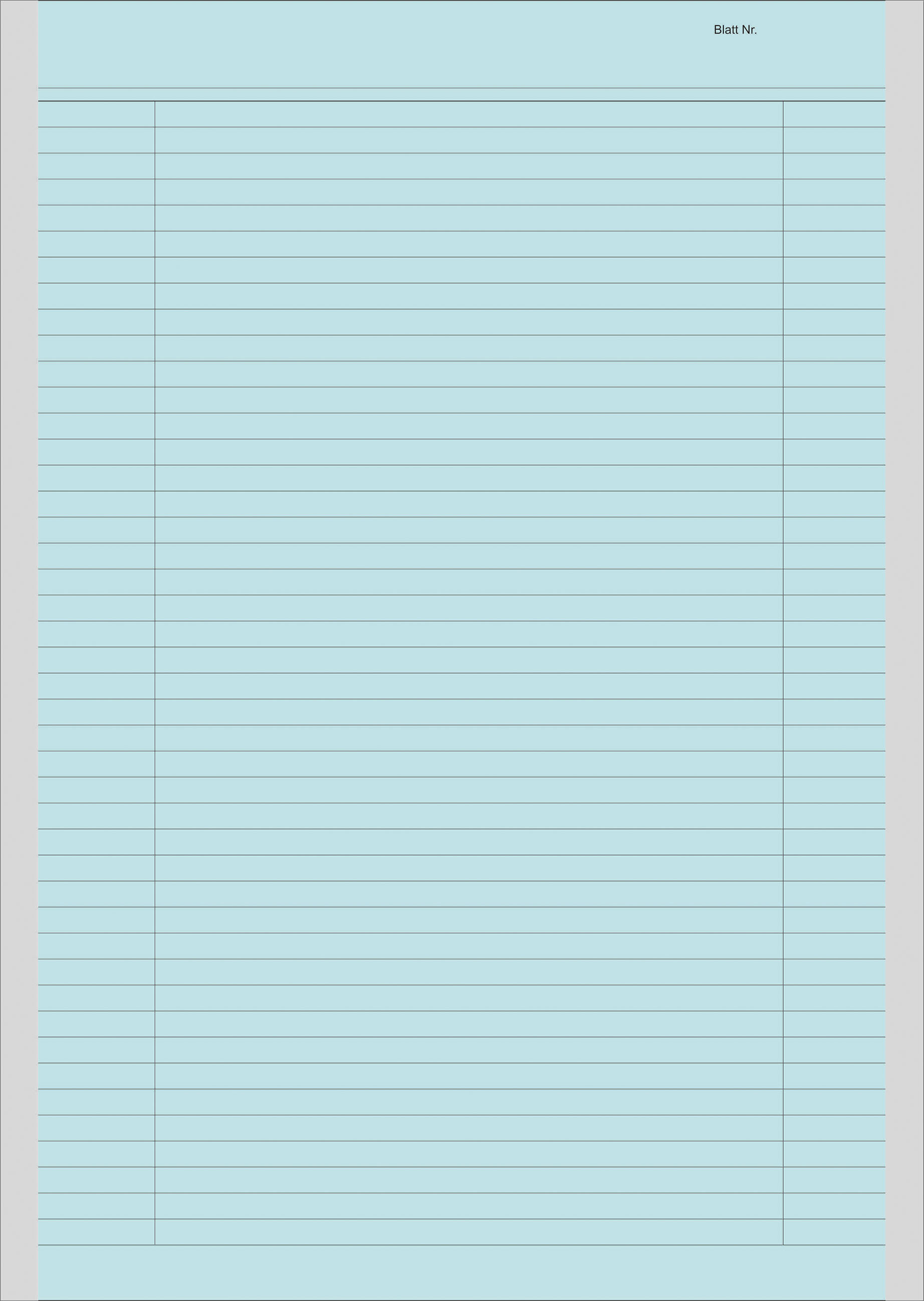 Einlegeblatt U1 1000 Stück