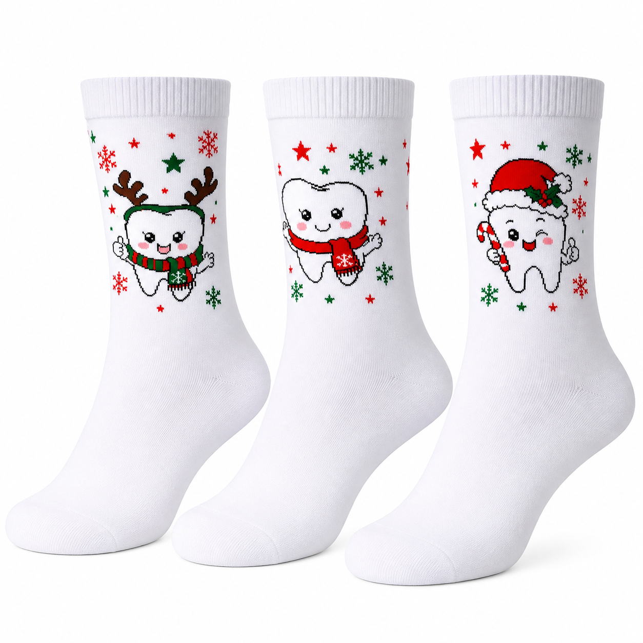 Winter-Edition – 3er-Pack white, Beyco-Socks