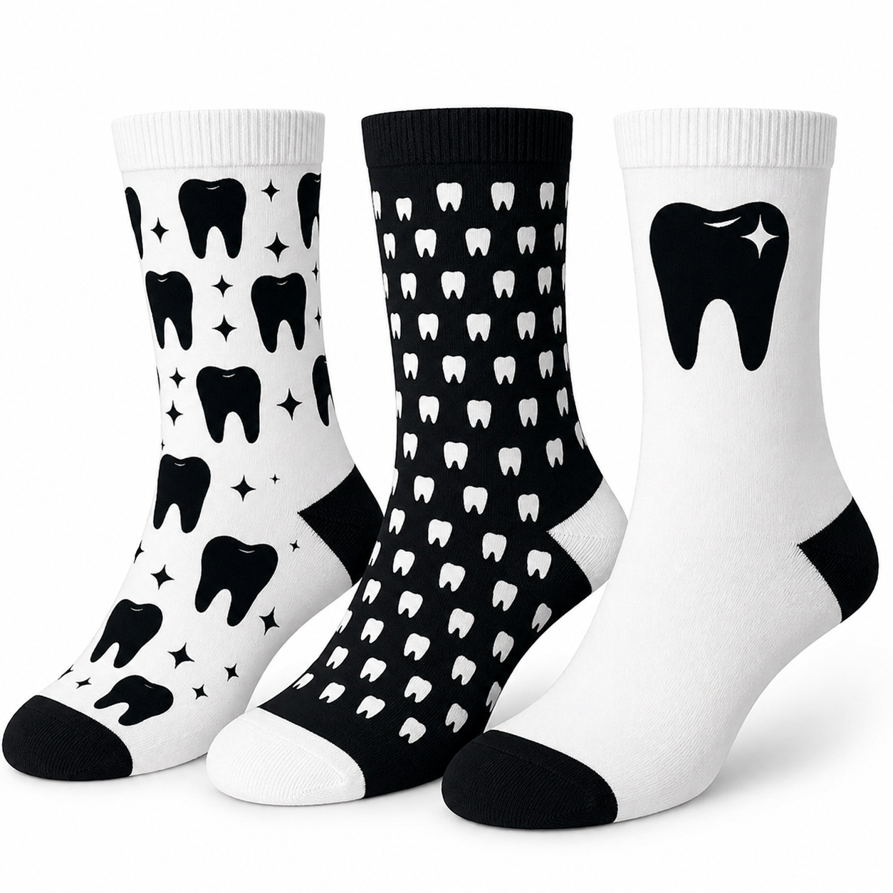 BEYCO-SOCKS Midnight Molar, 3-Pack, schwarz