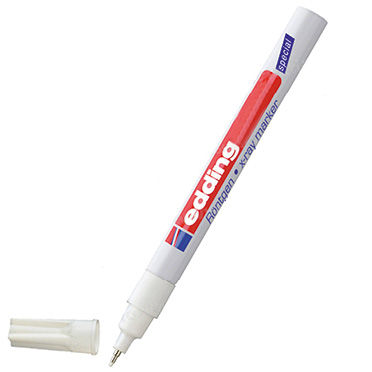Röntgenstift weiß, Fineliner