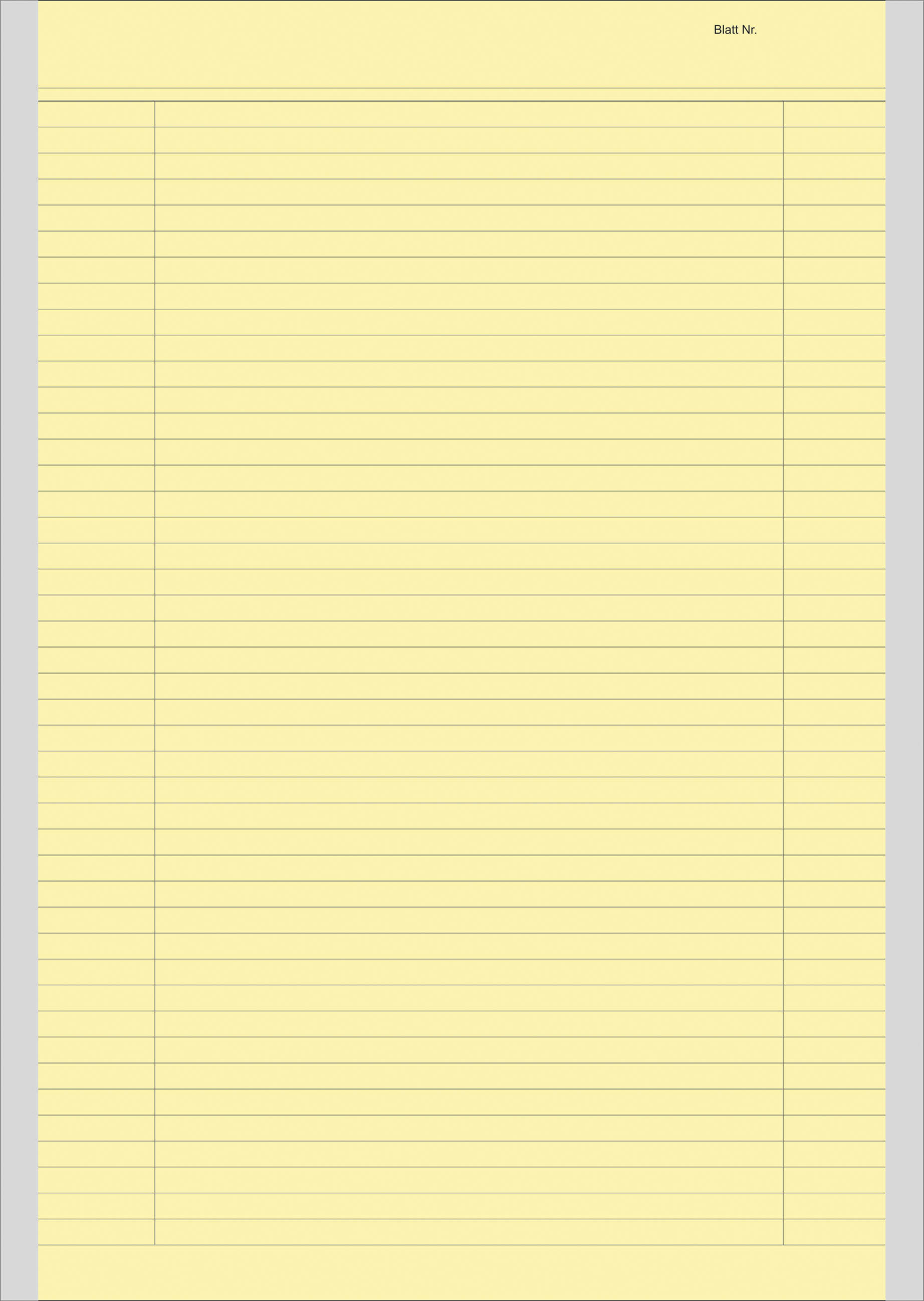 Einlegeblatt U1 1000 Stück