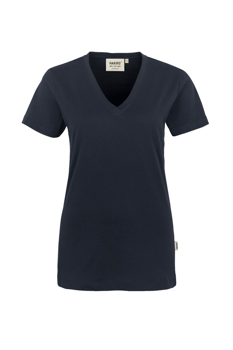Modell 6126 HAKRO Damen V-Shirt Classic