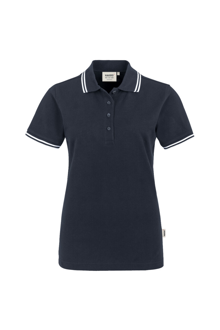 Modell 6205 HAKRO Damen Poloshirt Twin-Stripe
