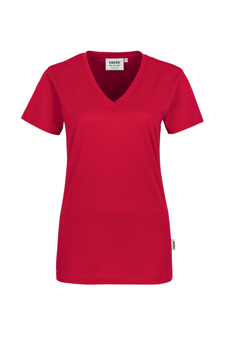 Modell 6126 HAKRO Damen V-Shirt Classic