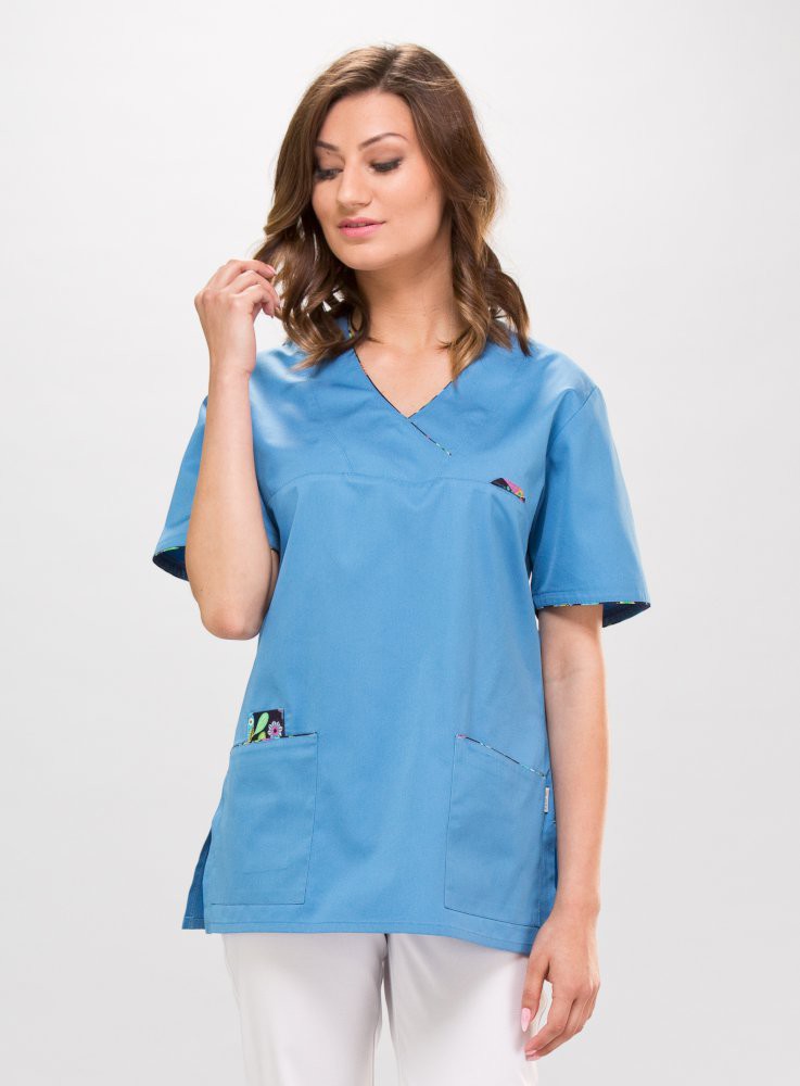 Modell 7606 Damenkasack  Eule, Kittel