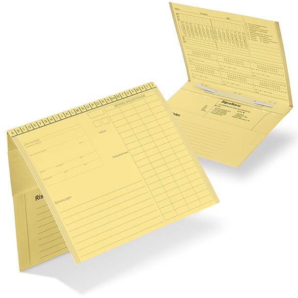 Karteimappe A5/D70 Zahnarztkartei