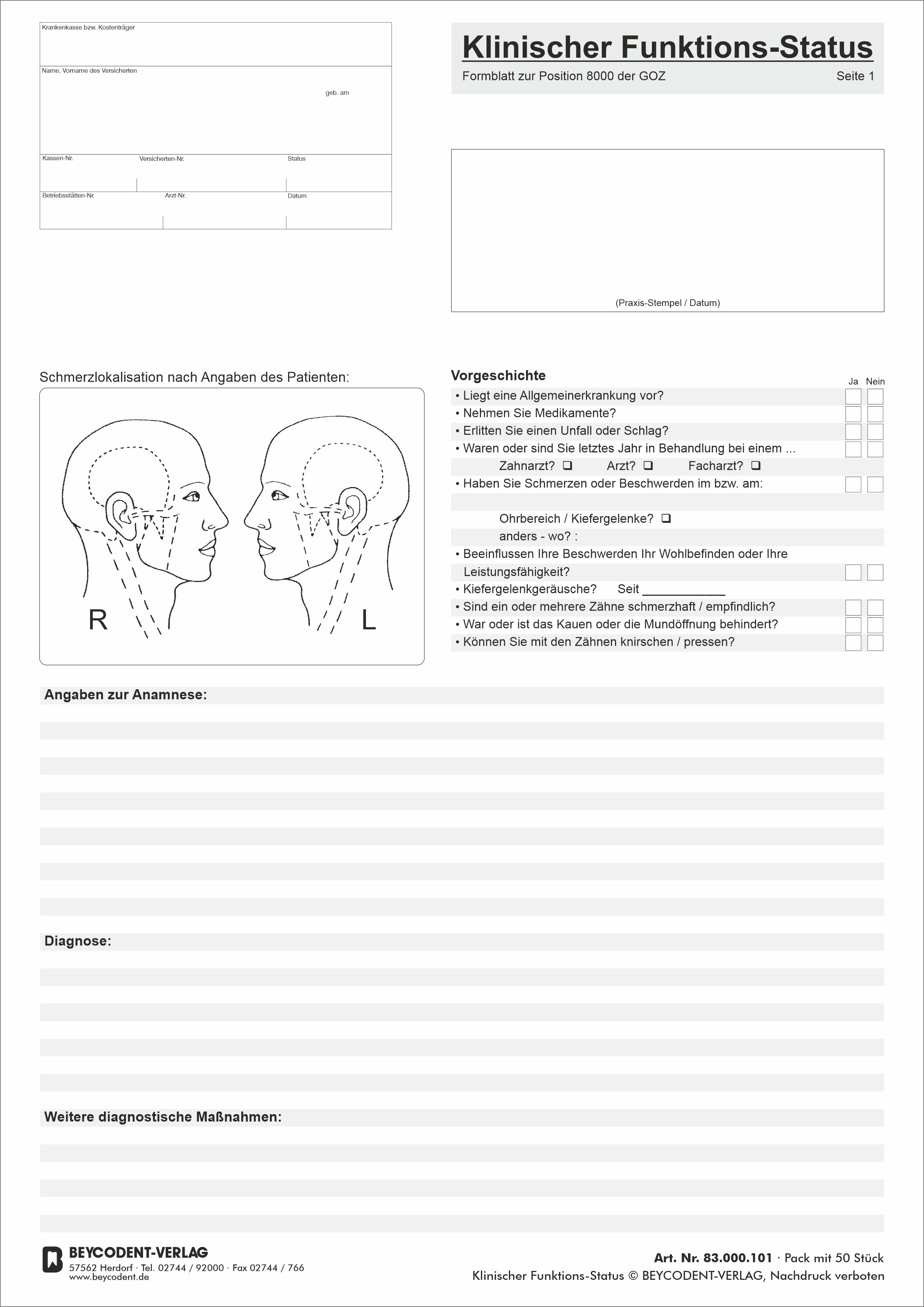 Klinischer Funktions-Status