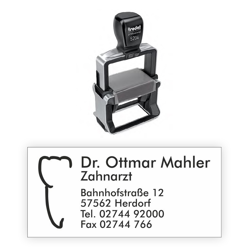 Praxisstempel TRODAT individuell