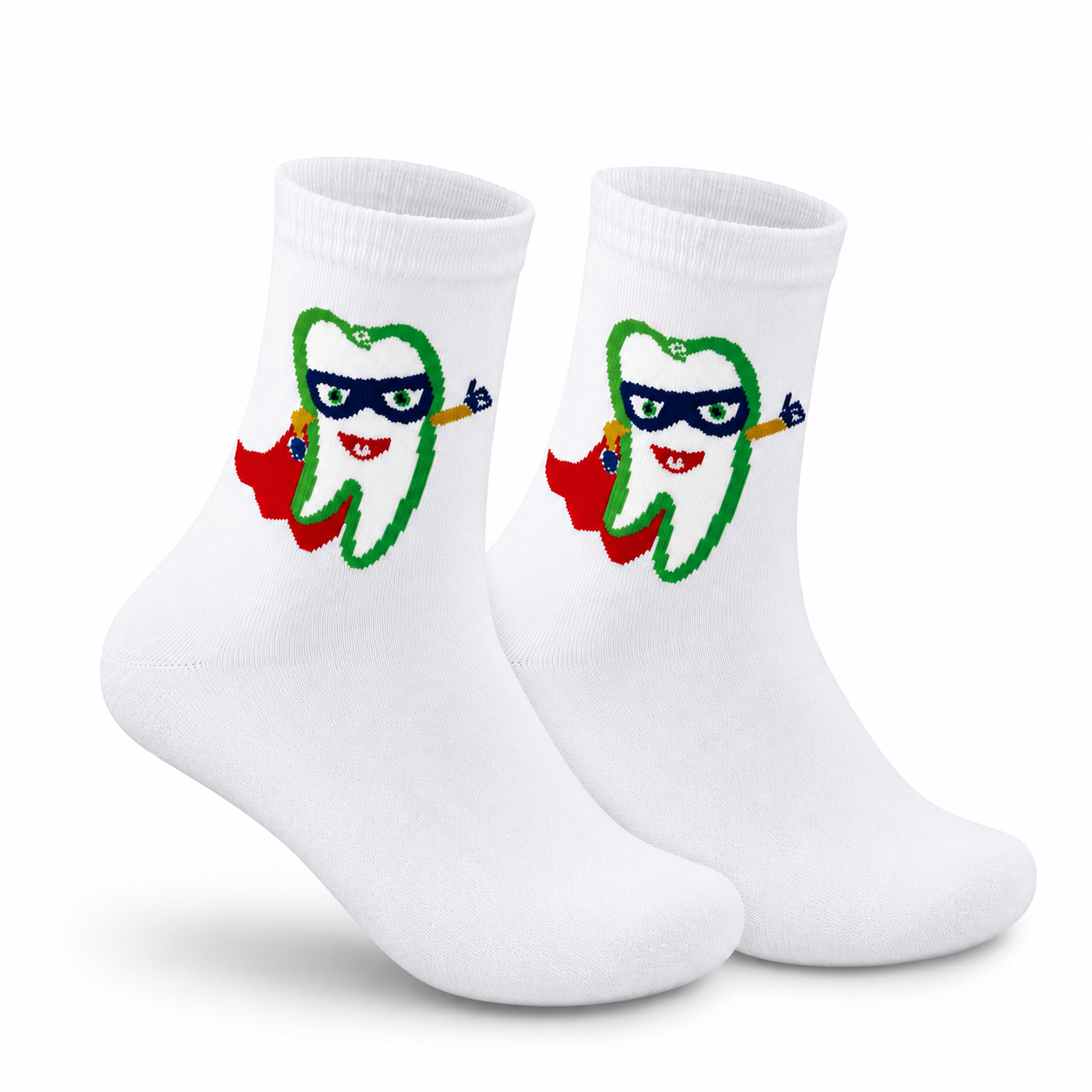 Super Hero white 3-Pack, Beyco-Socks